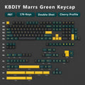 KBDiy GMK Blue Samurai Keycap Cherry Profile Double Shot PBT ISO Keycaps For Gamer Mechanical Keyboard Kit Gaming Point Key Cap