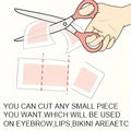 Professional Warning Tapes For Summer Hair Removal, Double Face Cold Warning Paper For Legs, Body, Face,6 Sticks, 10/20 Sticks