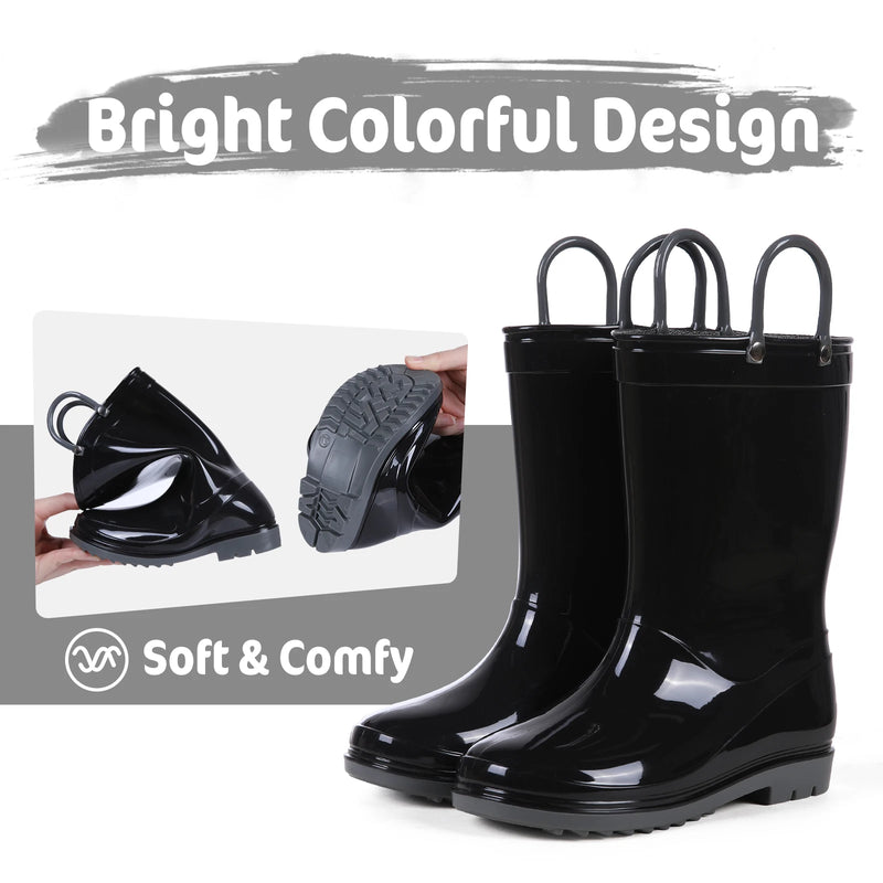 Evshine Rain Boots For Children Fashion Cute Rubber Boots Boys And Girls Waterproof Rain Boots Lovely Cartoon Kids Rain Boots