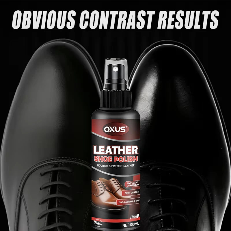 Shoe Polish Spray Kit - Restores Color for Seats, Sofas, Jackets, Shoes, Bags, and Apparel, Prevents Aging, Quickly Restores
