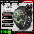 2026 New 1100mah AMOLED Smart Watch Men 170+Sport Fitness LED Flashlight IP69 Waterproof Bluetooth call GPS track Smartwatch iOS