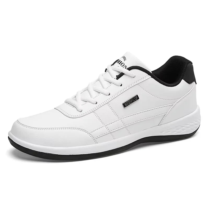 Men's Sneakers Sports Casual Shoes Leather Outdoor Men Walking Shoe Four Seasons Soft Bottom