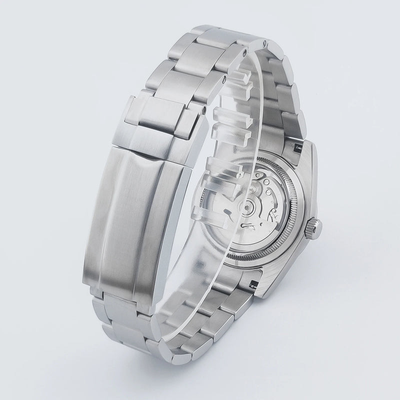 36mm/39mm Corgeut Luxury White Black Automatic Mechanical Wristwatches Numbers Men Watch Sapphire Crystal - Visuel 4 | SAMAG