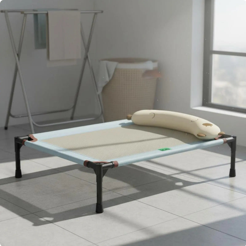 Elevated Dog Bed Moisture-Resistant Raised Pet Cot Dog Camping Bed Scuff-Resistant Resistant All-Season Use for Animals, Indoor