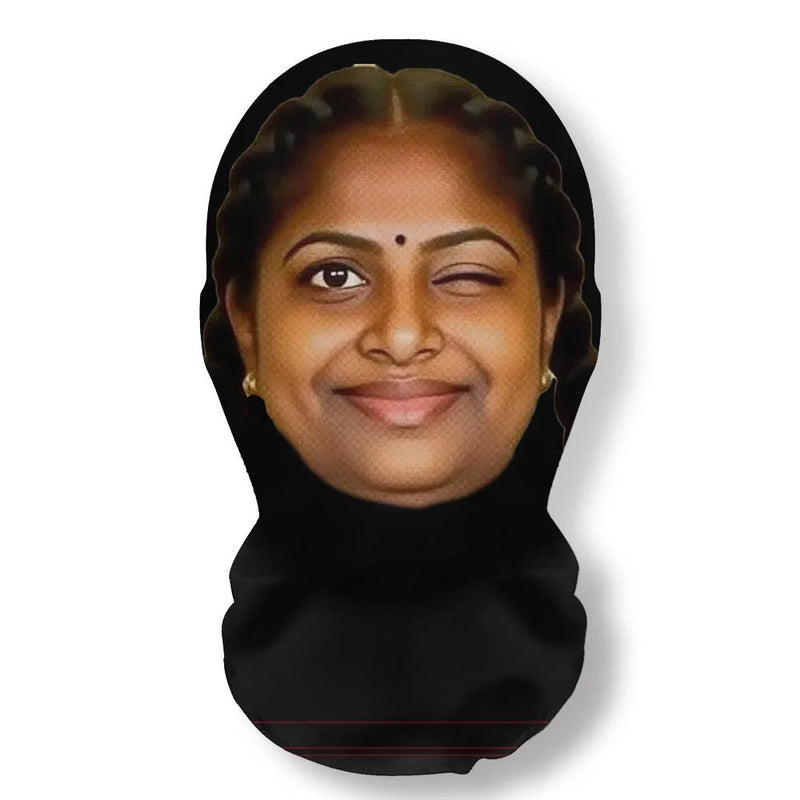 Funny Indian Facial Expression Spoof Abstract Humorous Mask Novelty Live Streaming Outdoor Prop Cosplay Costume Accessories