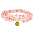 F19B Dog Cats Collar Comfortable Flower Charm Design Adjustable for Puppies Kittens Adults