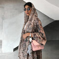 Elegant Traditional Arabic Fashion Abaya with Loose Long | SAMAG