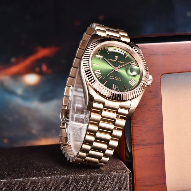 2026 New PAGANI DESIGN Rose Gold DD40 Luxury Automatic Watch Men Mechanical Wrist Watches Men Japan NH36A AR Sapphire crystal