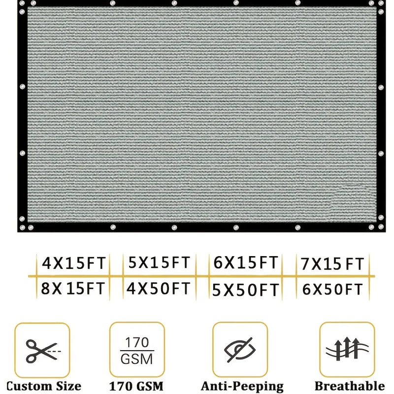 4/5/6/7/8ft Privacy Fence Screen, Net, Heavy Duty Fencing | SAMAG