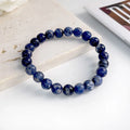 Natural Stone Beads Bracelet For Women Men Agate Crystal Quartzs Aquamarines Jades Jewelry Agates Elastic Bangle Bracelets 6 8mm
