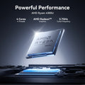 18.5" Laptop 16GB RAM 512GB SATA SSD AMD Ryzen 3 4300U Laptop Computer 1080 FHD Display for Business&Students 7000Mah Battery