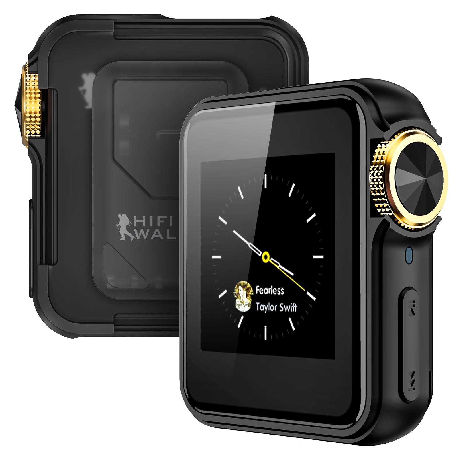HiFi Mini MP3 Player with Clip Two-way Bluetooth AptX LDAC DSD256 Lightweight 45g ALPS 64GB SD Portable FLAC Player for Sports