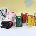 Thermos Coffee Mug Leakproof Vacuum Double Wall Travel Coffee Cup Portable Belt Cup Stainless Steel Mug