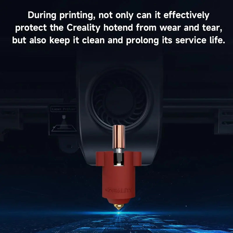Creality K1C Silicone Sock Ender 3 V3 Silicone Cover Hotend Heat Insulation Case Cover for Ender3 V3 Plus/Ender3 V3 KE/K1C/K1 Ma