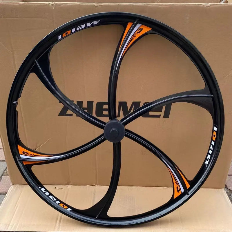 24/26 Inch Bicycle Wheel Hub Made Of Magnesium Alloy Material Speed Integrated Wheel Disc Brake With Maximum Tire Width Of 2.5