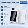 Magnetic Wireless Power Bank 5000mAh 10000mAh 22.5W Fast Charging Portable Charger 15W Wireless External Battery for iPhone