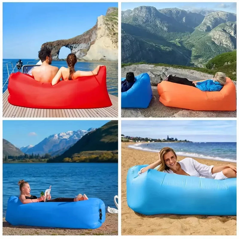 Portable Folding Camping Inflatable Sofa Outdoor Lounger | SAMAG