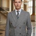 ST Cassy Light Brown Elegant Man Suits High Quality Two-Piece Dress Wedding Party Outfit for Man Blazer Luxury Man Dinner Suit