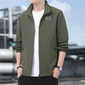 Spring/Summer Men's Solid Color Jackets, Casual Sport Coats, High-Quality Waterproof Men's Coats, Business Coats