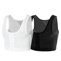 Men Gynecomastia Shaper Vest Slimming Chest Control Boobs Shapewear Firm Girdles Hook Corrector Compression Shirt Corset Tops