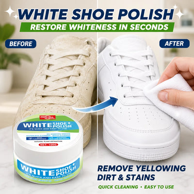 White Shoe Cleaning Cream, Quick Dry Sneaker Care Polish | SAMAG