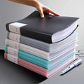 60 Pocket A4 File Folder High Transparency PP Material Organizing Storing Test Papers Documents Ideal for Home School Office Use