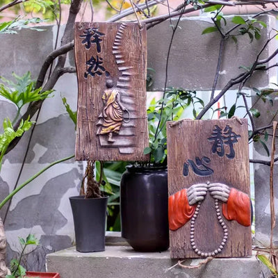 Zen Hanging Decorations Garden Background Arrangement | SAMAG