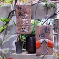 Zen Hanging Decorations Garden Background Arrangement Ornaments Courtyard Tea Room Wall Stickers Homestay Entrance Wall Decor