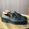 Cie ML26 Tassel Weave Loafer Men Classic Leather Outsole Breathable Shoe Black Custom Color &Size