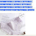 Lingerie Underwear Women Bow New Lace Panties Briefs Low Waist Solid Color Girls Cotton Femal Ropa Interior Femenina K019