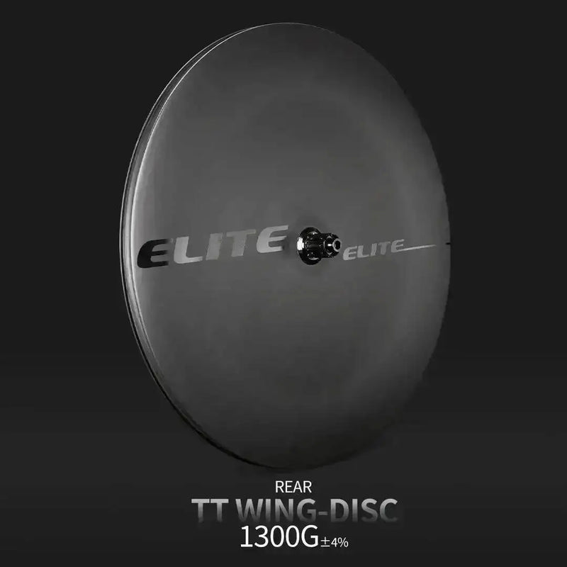ELITEWHEELS 700C Carbon Disc Wheel AERO Shape UD Matte Wide Wheels Clincher Tubular Tubuless Triathlon bike TT-Wing