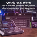 High Performance 12 Channel Digital Audio Mixer Bluetooth Sound Controller Professional DJ Console for Stage Studio Live