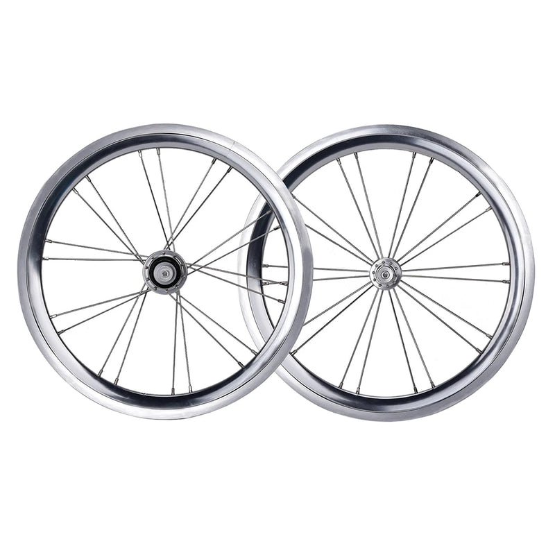 Litepro 16Inch  Folding Bicycle Wheelset Disc V Brake 74x130 100x135MM 20MM 11S 4Sealed Bearing Wheels Alloy Rims