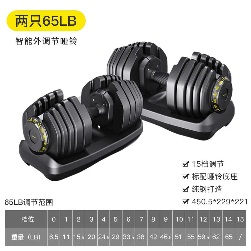 Smart Adjustable Dumbbell, Automatic Quick Change Weight | SAMAG