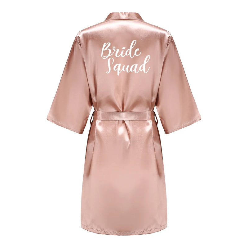Wedding Bride Bridesmaid Robes for Women Bridal Party | SAMAG