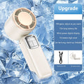 Lenovo Handheld Fan Cooling Ice Cooler Rechargeable USB Brushless Motor 199 High Speed Turbo Jet Fan for Outdoor Travel Office