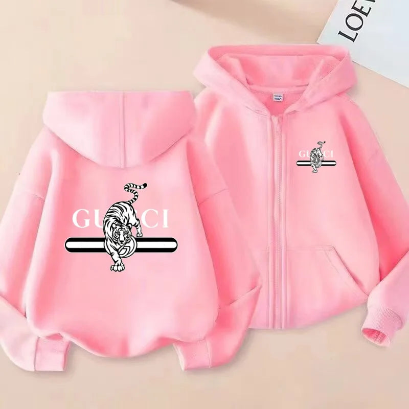 The Children's Zip - up Hooded Sweatshirt Jacke - View 18 | SAMAG