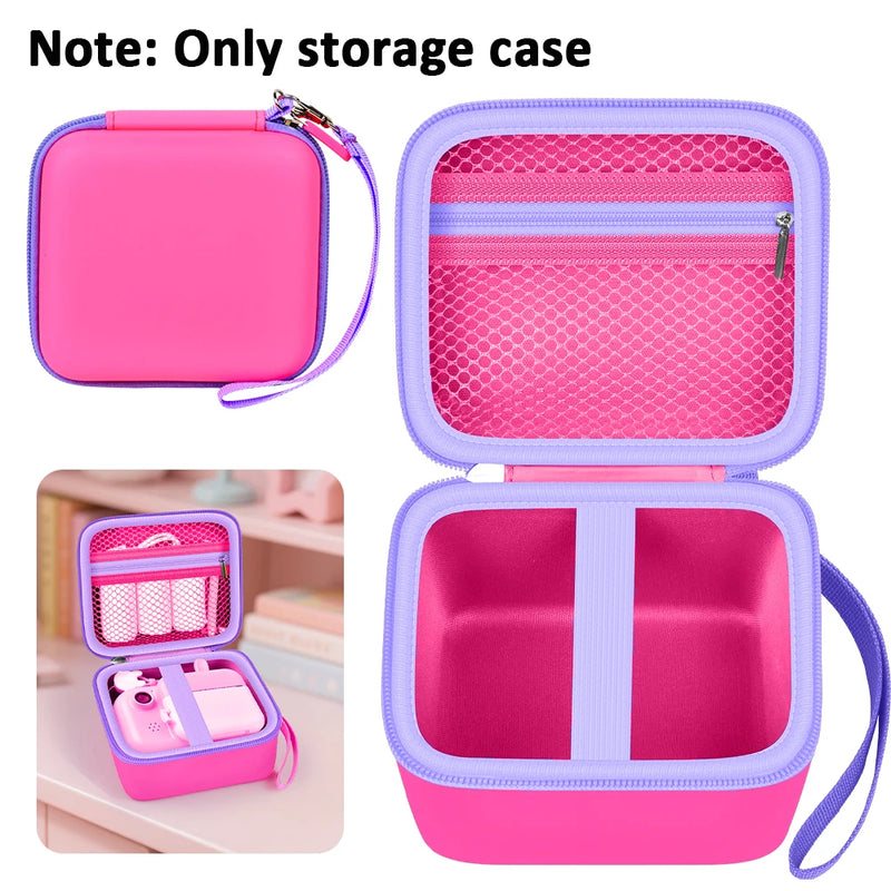Children's Instant Print Camera Storage Bag - Fits For ESOXOFFORE, Dylanto, DUDUDRAGON & Other Popular Kids' Digital Cameras