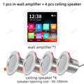 MINI Touch Screen TF Audio In Wall Amplifier Home Theater Bluetooth Control Panel Background Music Player Stereo Ceiling Speaker