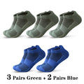 5 Pairs Ankle Running Socks Men Mesh Breathable Short | SAMAG