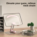 New Transparent Acrylic Tablet Stand, Foldable, Rotatable, Height-Adjustable, Multifunctional Desktop Non-Slip Tablet Support
