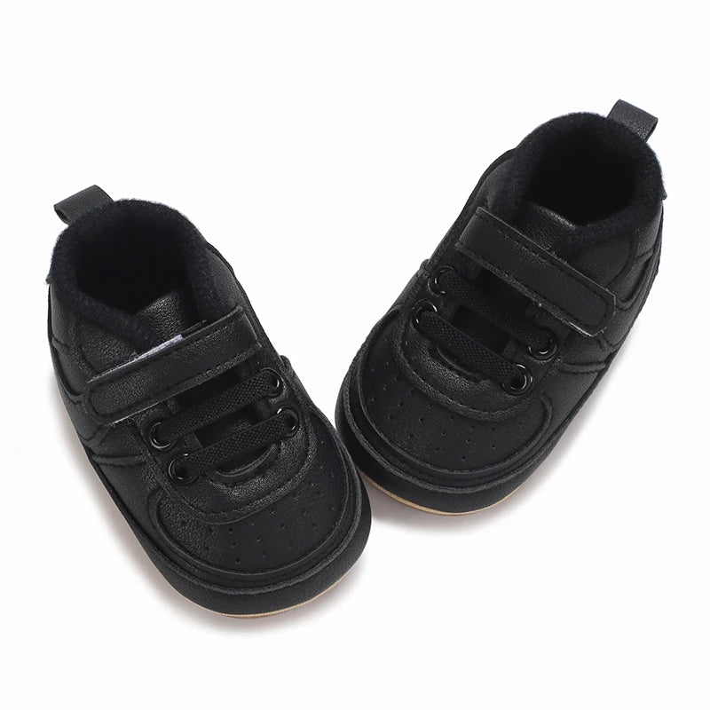 New Baby Shoes Boys Girls Classic Fashion Sports Casual Sneakers Newborn First Walker Toddler Soft Sole Non-Slip Walking Shoes