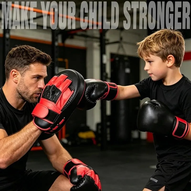 Boxing Curved Hand Pad Punch Target PU Shock Absorbing | SAMAG
