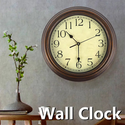 Wall Clock Large with Retro Design American Mechanism | SAMAG