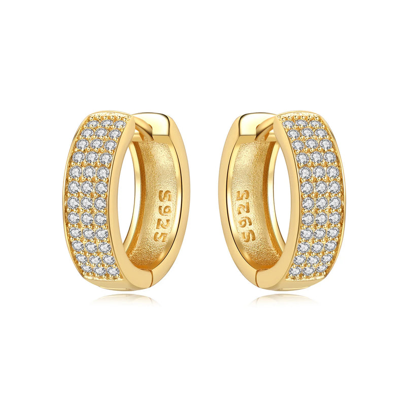 Orstarry S925 Sterling Silver 18k Gold Modern Square Earrings Hoop Earrings For Women Jewelry Original Trendy Anniversary Gifts
