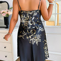 Vintage Cherry Print Ladies Nightdress Sexy Fashion | SAMAG