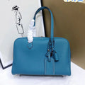 Handbag Large Capacity Leather Women's Bag Boston Shoulder Exquisite Unique Versatile Fashion Hand Carry Classic Elegant High