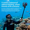 ANSVICAM 5K Bare-body Waterproof Action Camera 4K60fps Touch Dual Screen 6-Axis Anti Shake 170° Wide-angle WiFi Sports Cameras