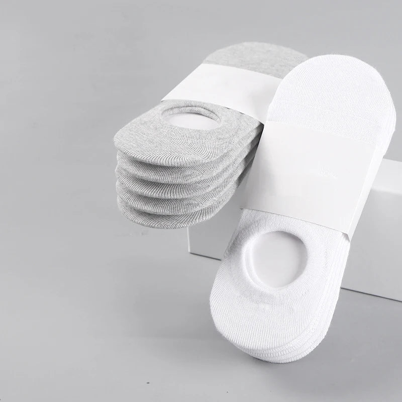 5/10/20 Pairs Summer Boat Socks For Men Non-slip Silicone | SAMAG