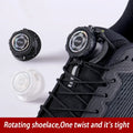 easy installation Automatic Shoelaces Without ties Black white Swivel Buckle Laces Thick Rope Sneakers Shoelace Shoe Accessories